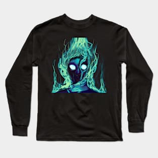 Ghost shadow green Long Sleeve T-Shirt